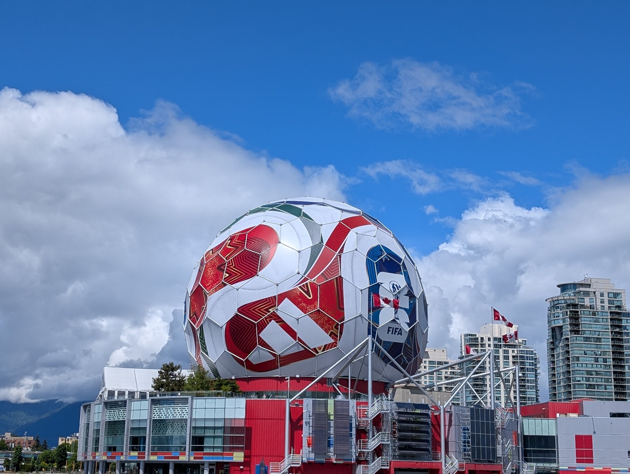 Science world dome in Vancouver, photographed June 10, 2026