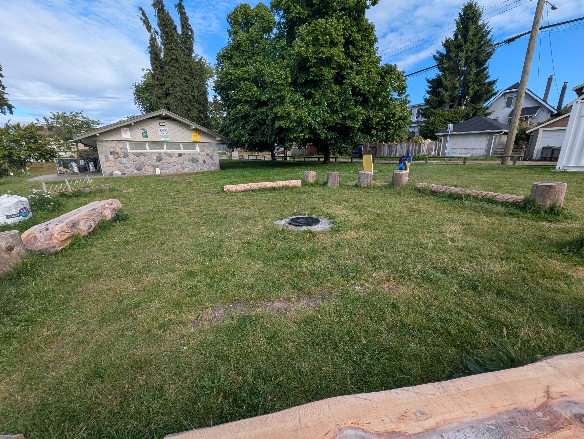 Fire circle in Vancouver, photographed May 27, 2026