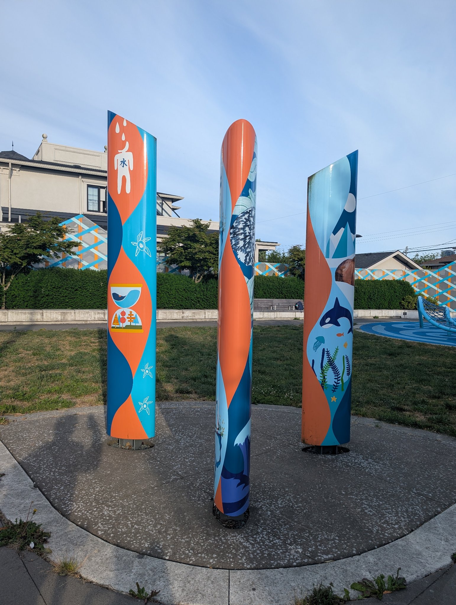 Untitled artwork in Burnaby, photographed June 2, 2026