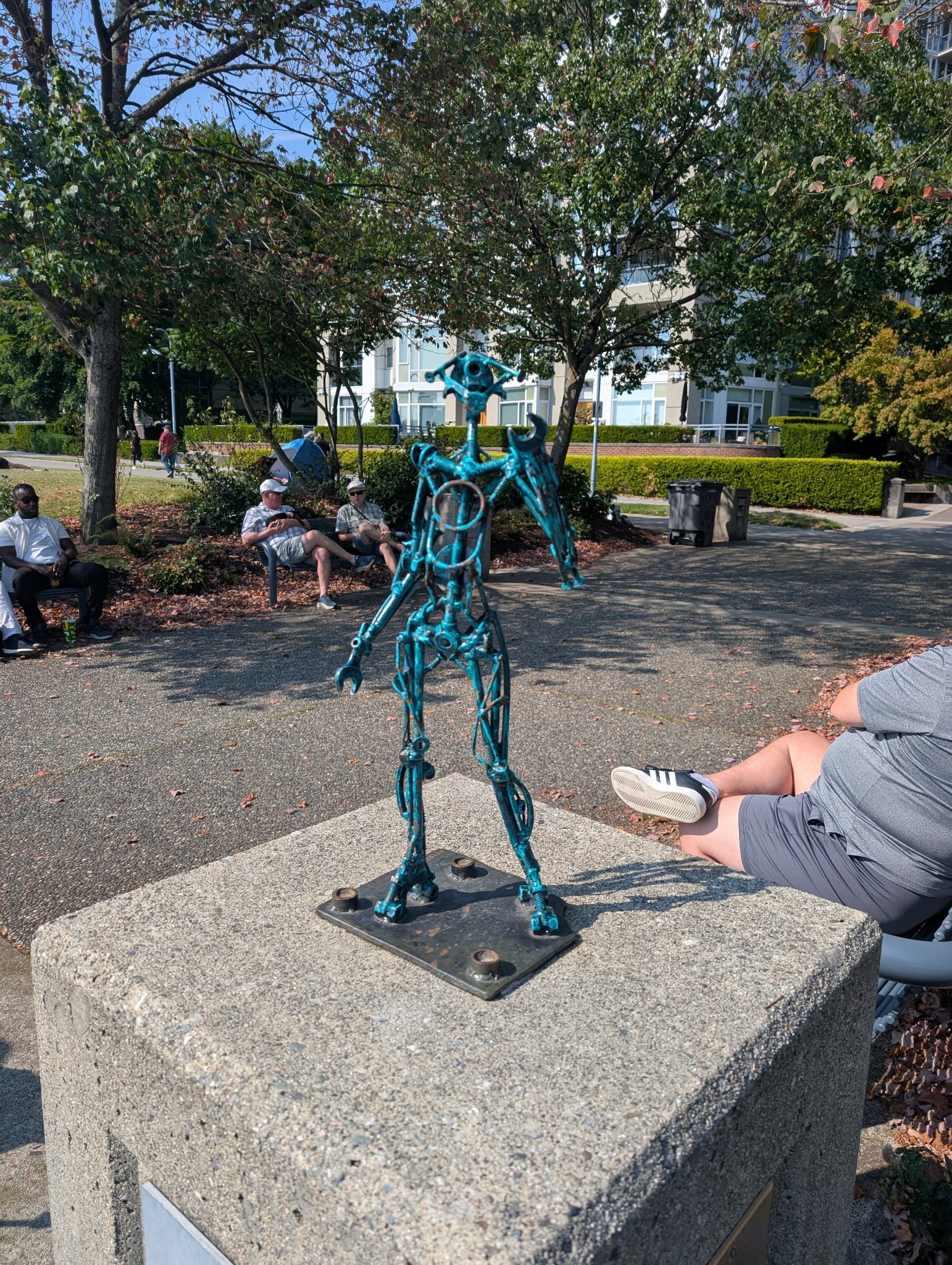 Oxide Statue by Oxide in Vancouver, photographed July 5, 2026