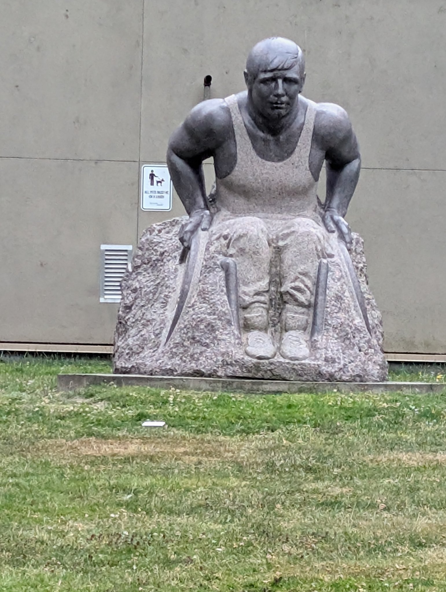 Rick Hansen by William Koochin in Vancouver, photographed July 12, 2026